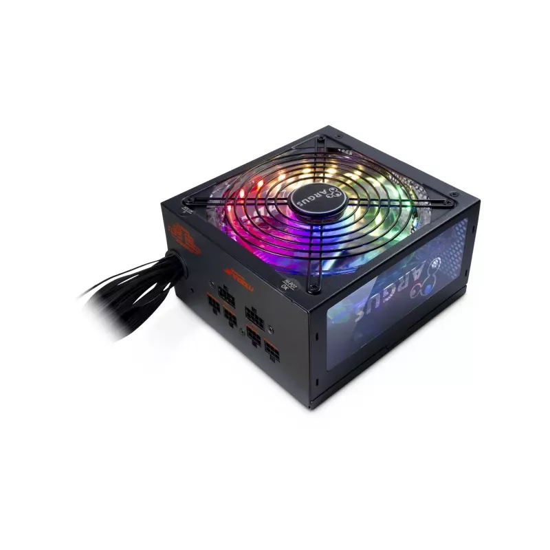 Inter-Tech Argus RGB-650W CM II voeding 20+4 Pin ATX ATX zwart