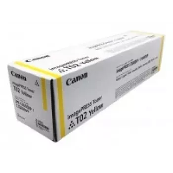 Canon T02 tonercartridge 1 stuk origineel geel
