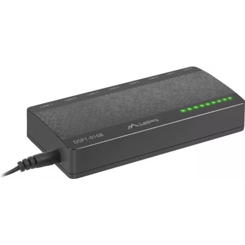 LANBERG DSP1-0108 Lanberg Switch DSP1-0108 8-poorts 100MB/S desktop