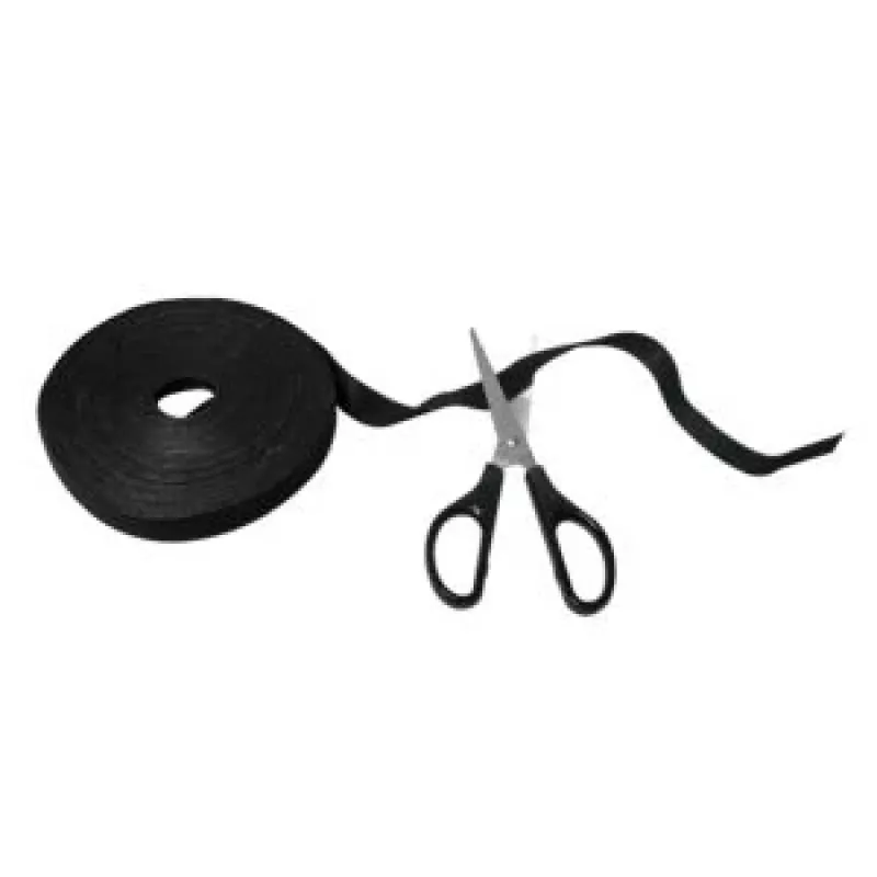LogiLink KAB0055 klittenband voor kabels, rol 10 m x 20 mm, zwart
