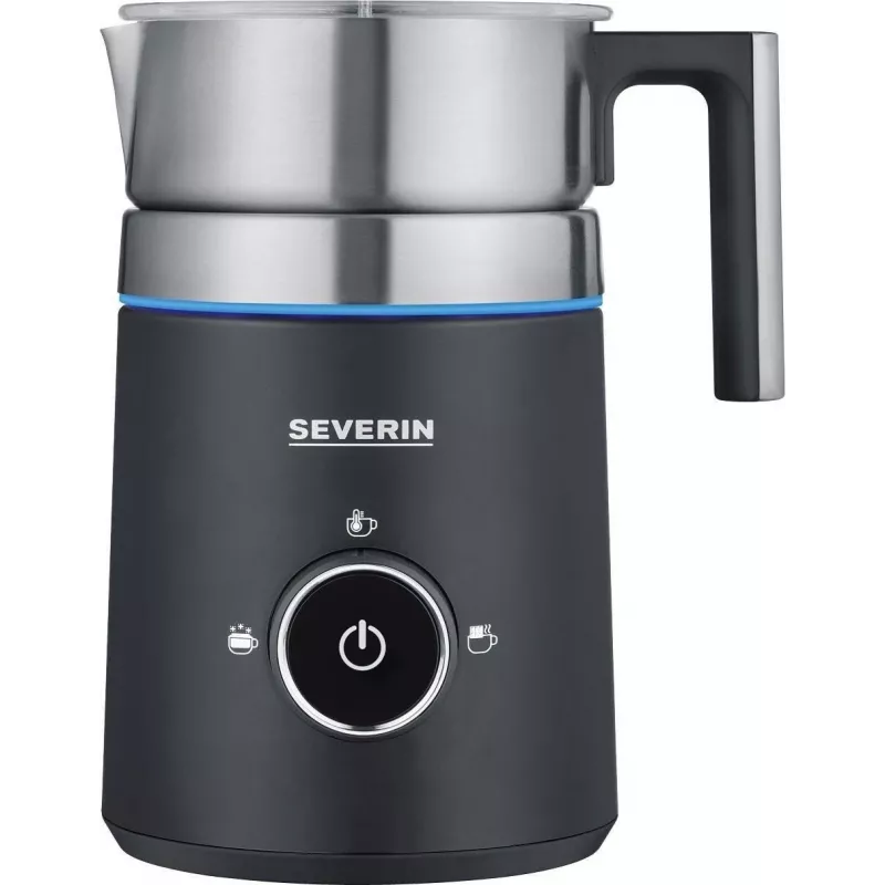Severin SM 3585 melkopschuimer automatische melkopschuimer zwart - zilver (SM3585)