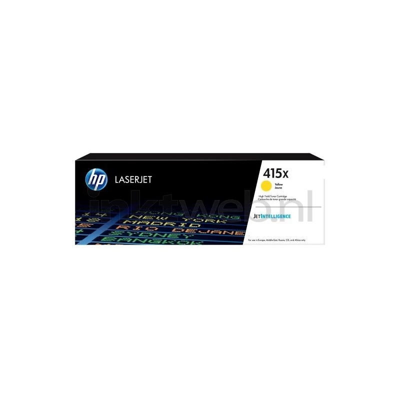HP W2032XC/415X tonerpatroon geel Contract. 6K pagina's ISO/IEC 1979