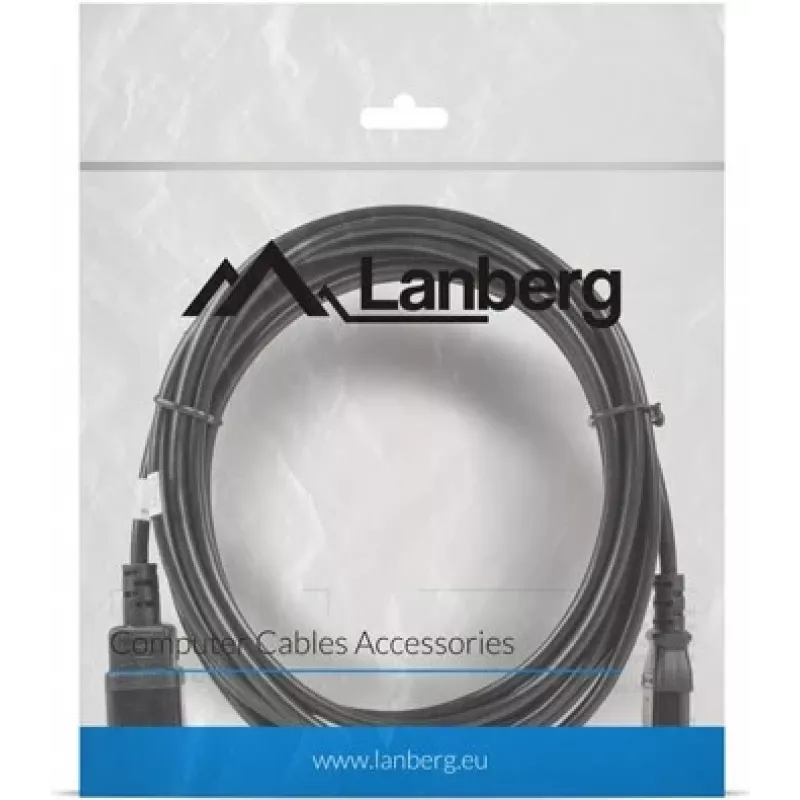 Lanberg C13-C14 VDE, 5 m kabel stroomverdeler (ca-c13e-11cc-0050-bk)