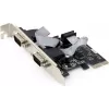 Gembird SPC-22 PCIe seriële kaart, 2x RS-232, low profile, WCH382, 2 Mbps