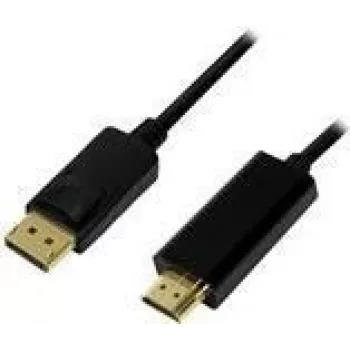 LogiLink CV0127 videokabeladapter 2 m DisplayPort HDMI Type-A (standaard