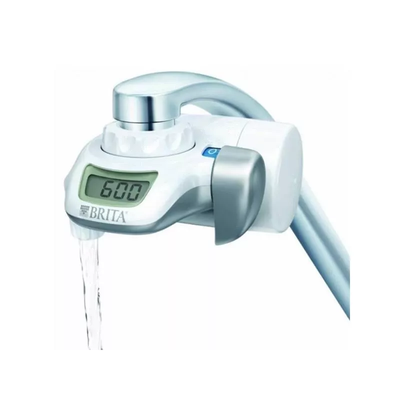 Kraanwaterfilter BRITA model 1.2023.0413, 3 modi, 5-traps patroon, 600 L capaciteit, wit, 5 kraanadapters