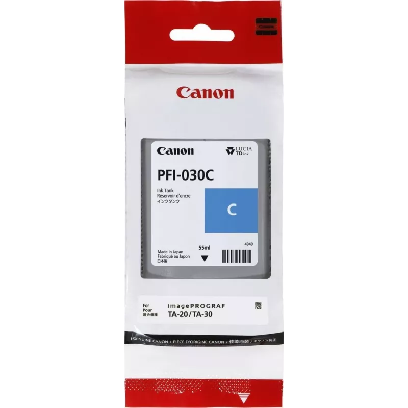 Canon PFI-030C inktcartridge 1 stk. origineel cyaan