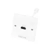 LogiLink AH0014 HDMI-wandcontactdoos, 1 poort, wit