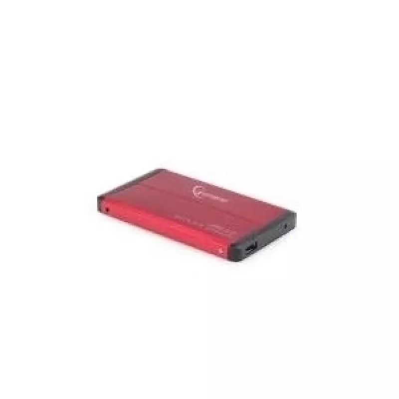 Gembird EE2-U3S-2-R - harde schijf - SATA - 6,35 cm (2.5) - 3.0 - rood - aluminium (EE2-U3S-2-R)