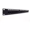 DIGITUS Professional DN-91624U - Patch Panel - RJ-45 X 24 - zwart, RAL 9005 - 1U (19 inch)