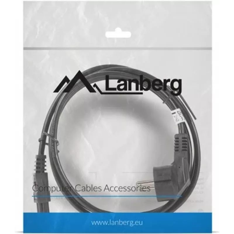 Lanberg CA-C5CA-11CC-0018-BK stroomkabel zwart 1,8 m CEE7/7 C5-koppeling (CA-C5CA-11CC-0018-BK)
