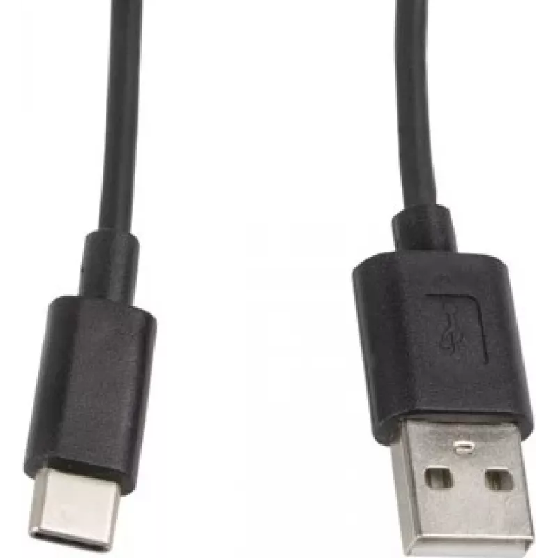 Kabel Lanberg CA-USBO-10CC-0010-BK (USB 2.0 stekker - USB 2.0, USB, Type-C stekker, 1m, zwart) (CA-USBO-10CC-0010-BK)