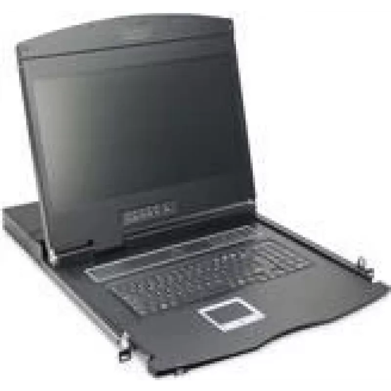 KVM-console Digitus 19 inch LCD 8-poorts VGA US-toetsenbord