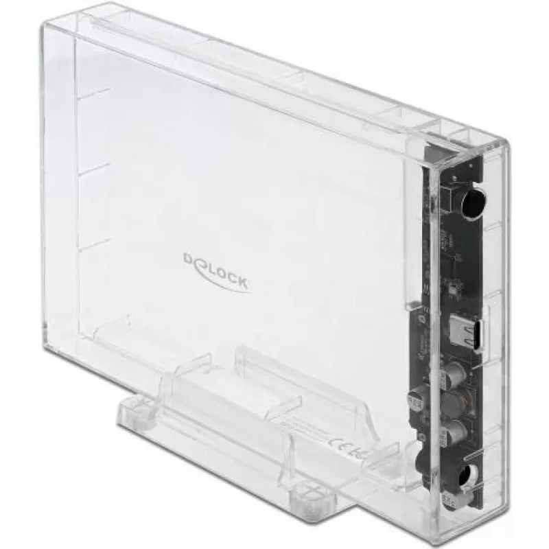 HDD/SSD-behuizing DeLOCK 42623 transparant 2,5/3,5 inch