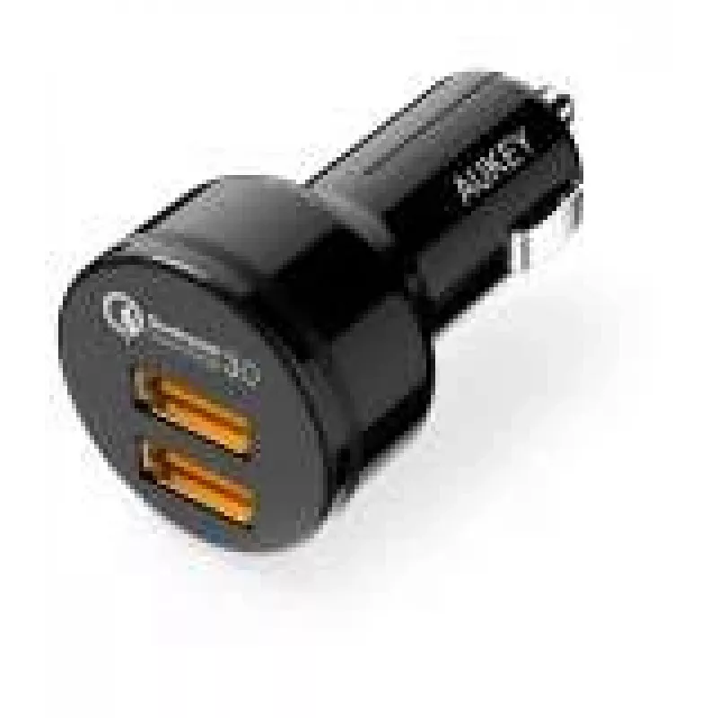 CC-T8 ultrasnelle auto-oplader 2x USB 3.0 6A 36W + micro-USB-kabel 1m