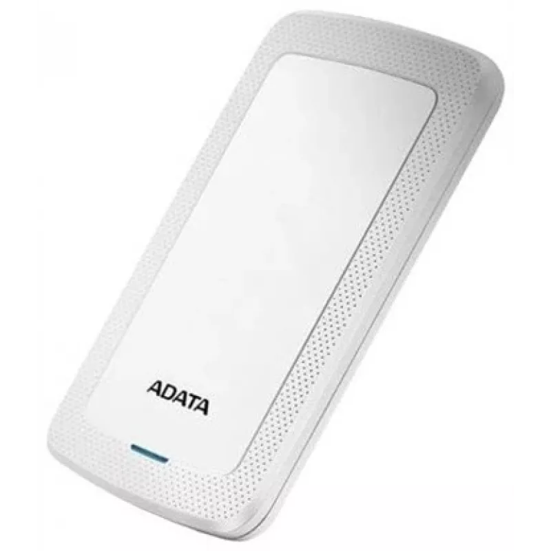 ADATA HV300 - harde schijf - 2 TB - extern (draagbaar) - USB 3.1 - 256-bit-AES - wit
