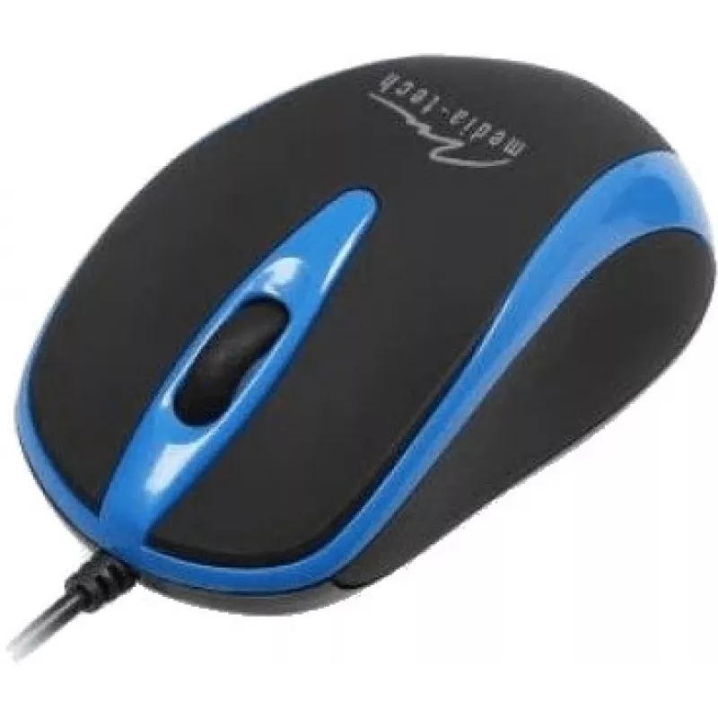 Bedrade optische muis 800dpi zwart & groen MT1091G