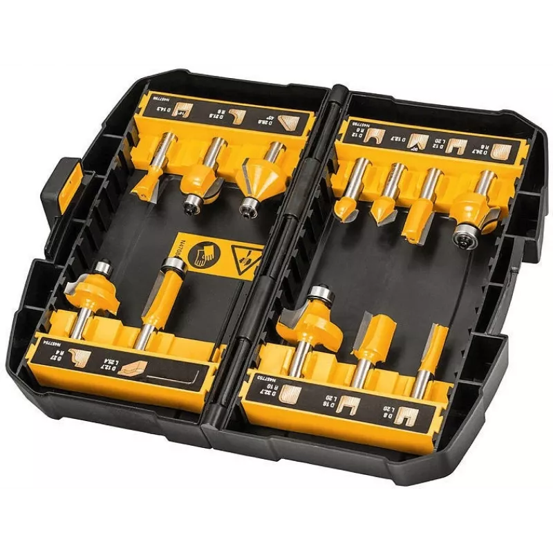DeWalt DT90016-QZ frezenset, 12-delig