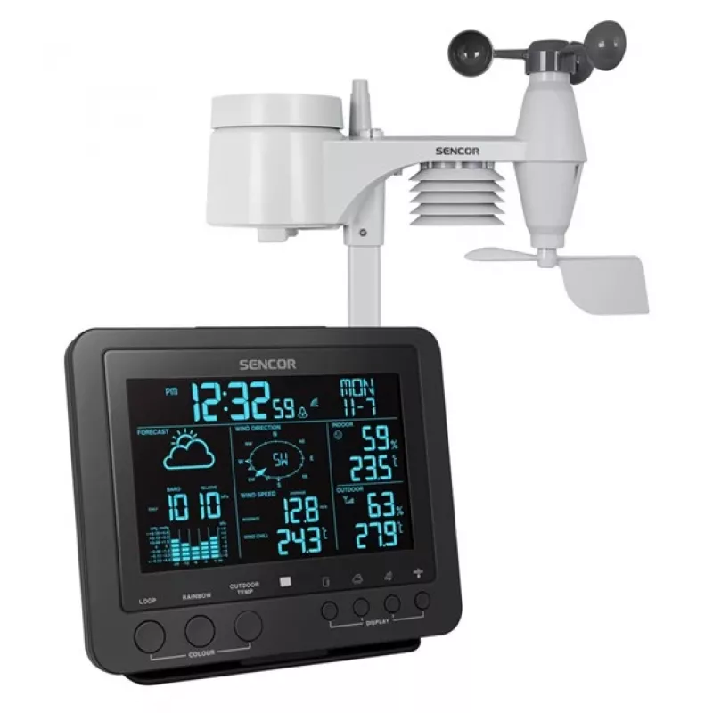Digitaal weerstation Sencor SWS 9700 zwart