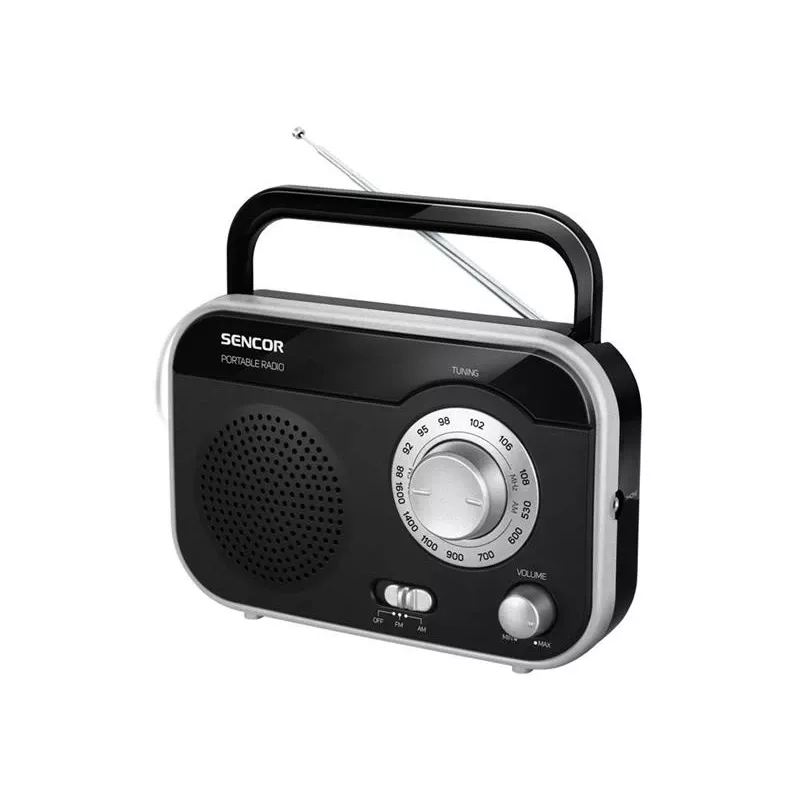 SENCOR radio SRD 210 BS, zwart/zilver