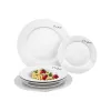 Tafelserviesset Lamart LT9001 6 stuks porselein wit 3 personen
