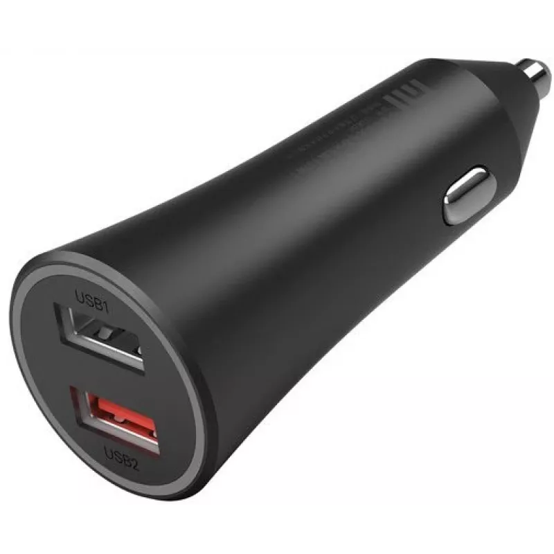 Xiaomi 37 Watt dual-port autolader zwart, zwart