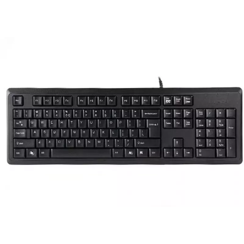A4Tech KR-92 toetsenbord universeel USB QWERTY Engels zwart