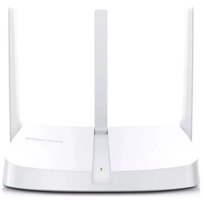 Mercusys 300 Mbit/s draadloze N-router Wi-Fi 4 (802.11n) single-band (2,4 GHz) Ethernet LAN wit tafelrouter