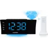 Blaupunkt CRP81USB wekkerradio met projectie en USB-oplaadpoort, zwart