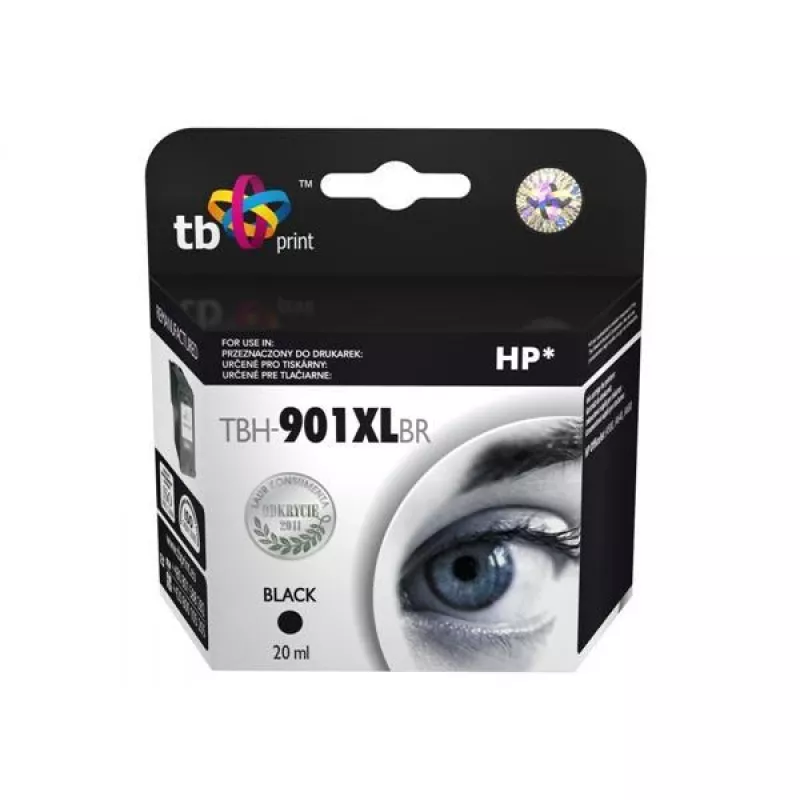 Inkt HP OJ J4580 XL zwart refurbished TBH-901XLBR