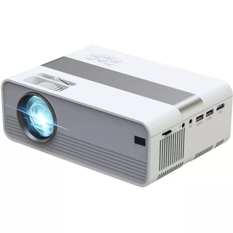 Technaxx TX-127 mini LED-projector, LCD, HD 720p (1280x720), wit/grijs