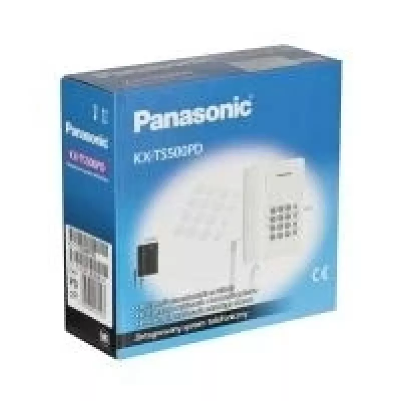 Snoertelefoon Panasonic KX-TS500 zwart met nummerweergave en handsfree functie