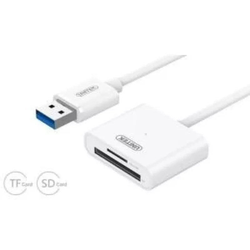 Unitek Y-9321 - kaartlezer (SD, MicroSD, SDHC, MicroSDHC, SDXC, MicroSDXC) - USB 3.0