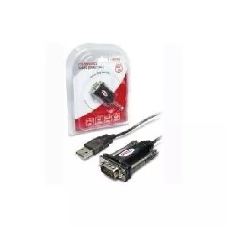 UNITEK Y-105 seriële kabel zwart 1,5 m USB Type-A DB-9