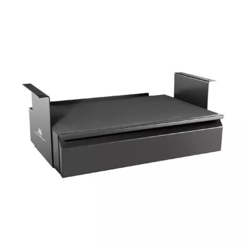 Onderbureau-lade MACLEAN MC-875 – stalen plateau, voor montage onder het bureau, draagvermogen tot 5 kg