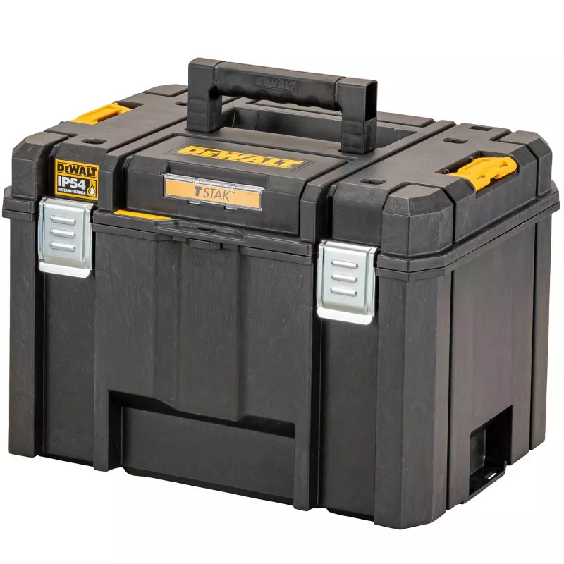 DeWALT DWST83346-1 TSTAK VI 2.0 gereedschapsopbergkoffer, aluminium, zwart/geel