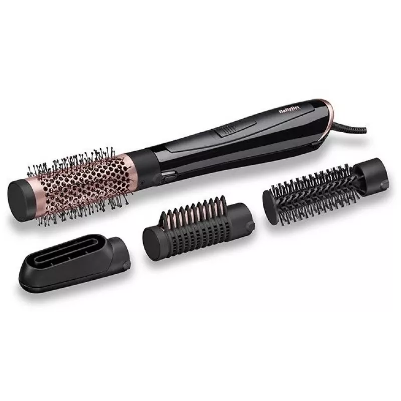 BaByliss Perfect Finish heteluchtborstel warm zwart 1000 W 86,6 (2,2 m)