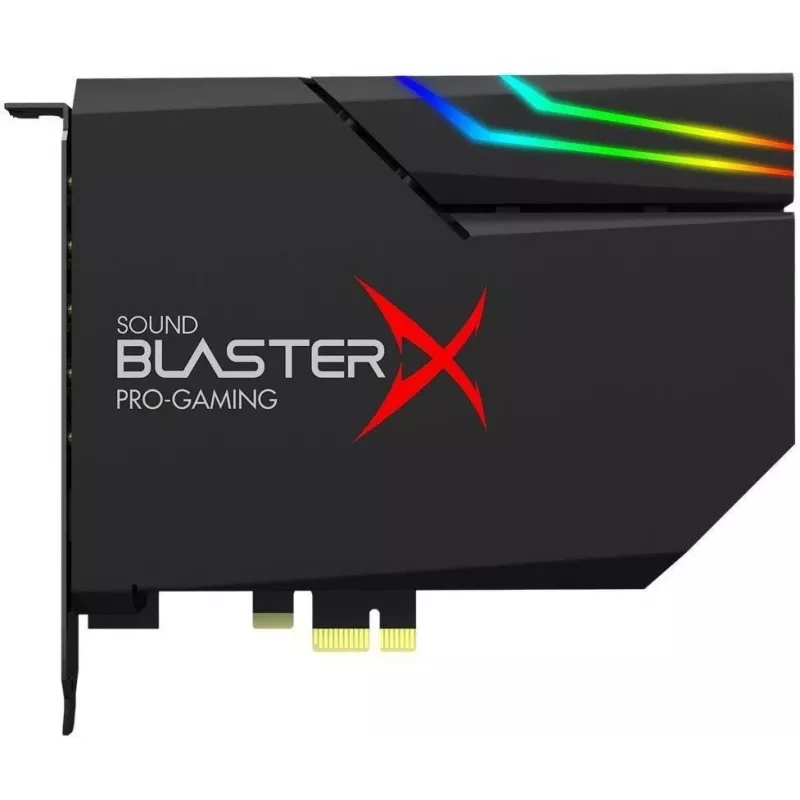Creative Sound BlasterX AE-5 Plus zwart PCI-e RGB gaming geluidskaart