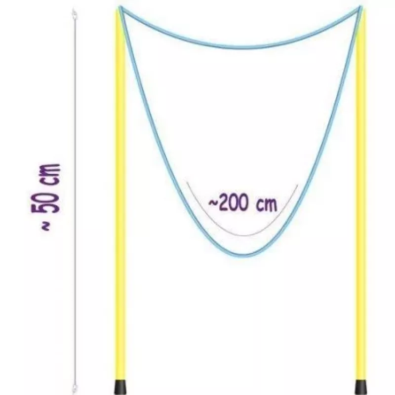 Touw voor grote bellenblazen 50 cm
