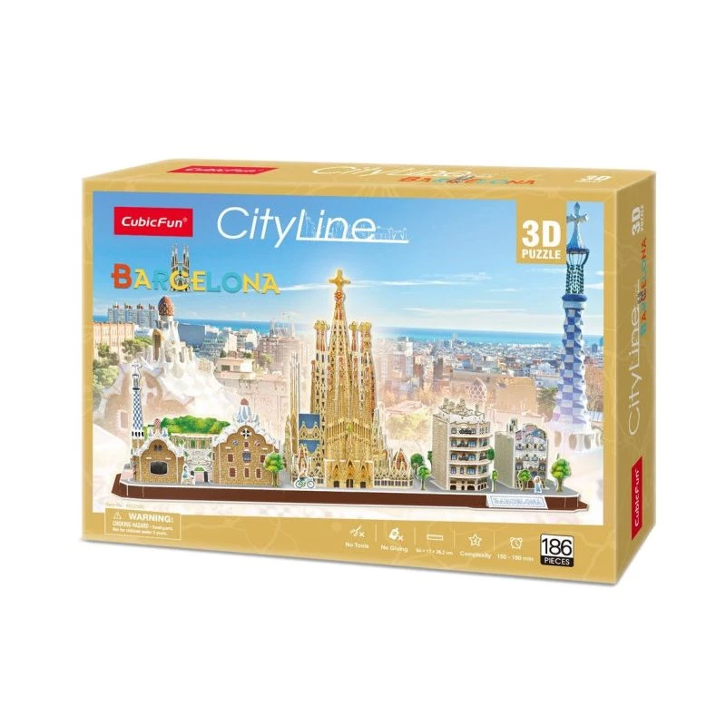 3D-puzzel - Barcelona - moeilijkheidsgraad: 4/8