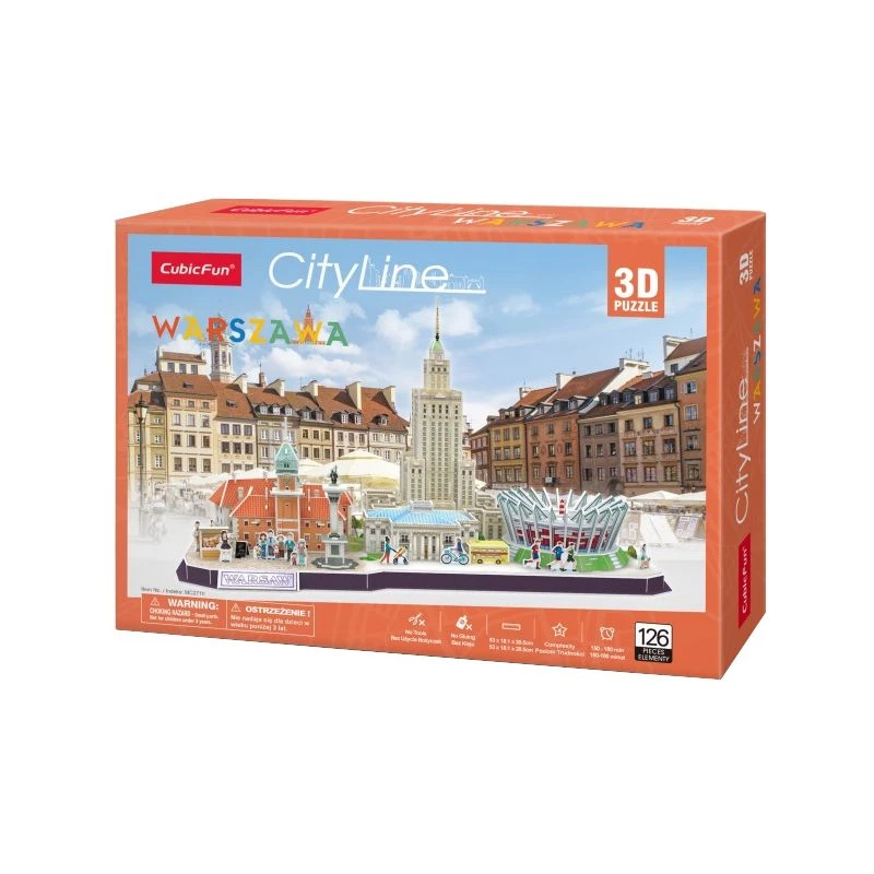 3D-puzzel - Cityline Warschau