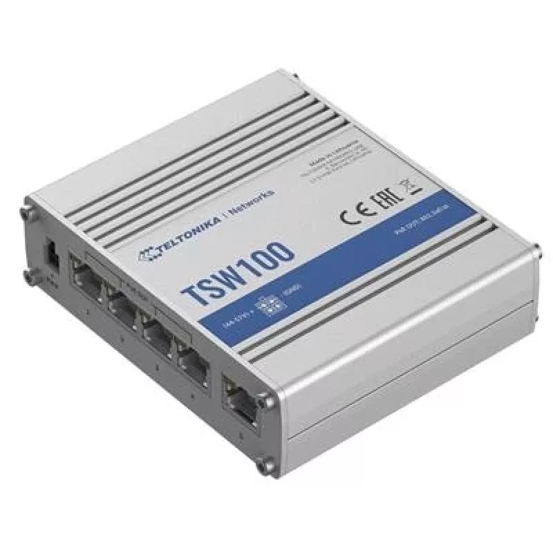 Teltonika TSW100 industriële unmanaged PoE-switch