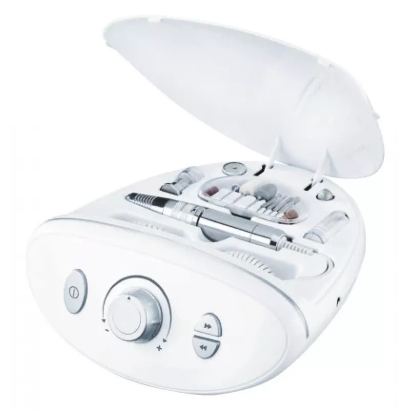 Manicure-pedicureset Beurer MP 100 nagelverzorging – elektrisch manicure-/pedicureapparaat, wit