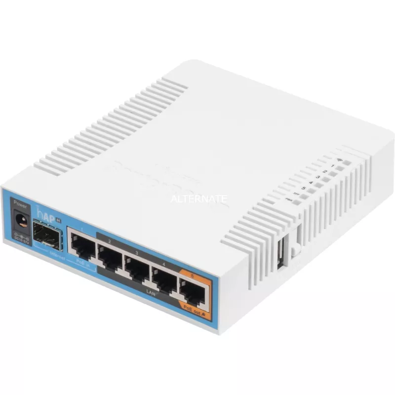 Mikrotik hAP ac 500 Mbit/s wit Power over Ethernet (PoE)