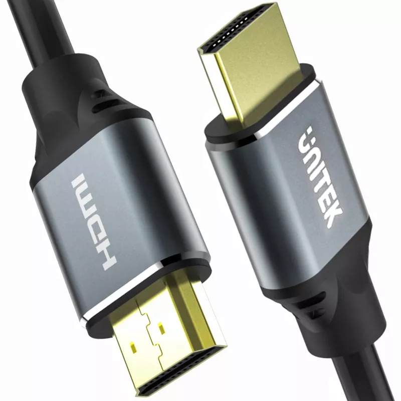 Unitek C137W HDMI 2.1-kabel, 1,5 m, 48 Gbps, 8K@60Hz, 4K@120Hz, eARC, vergulde connectoren, zwart