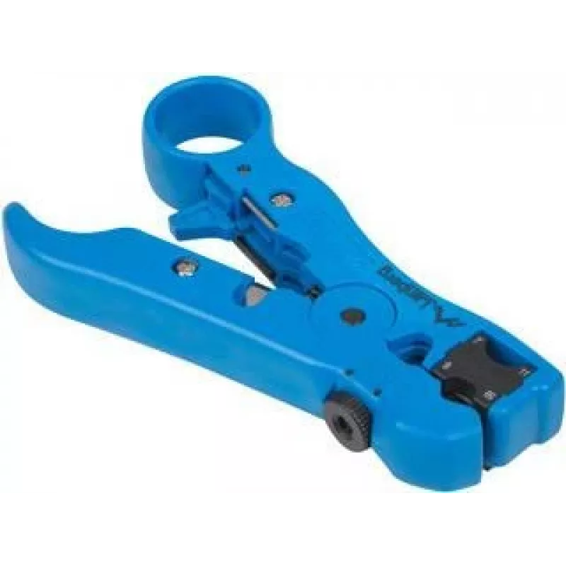 Kabelstripper LANBERG NT-0102, kunststof handgreep, beschermende isolatie, verwisselbare messen, blauw