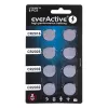 8 lithiumbatterijen-set everActive 4 x CR2032, 2 x CR2025, 2 x CR2016