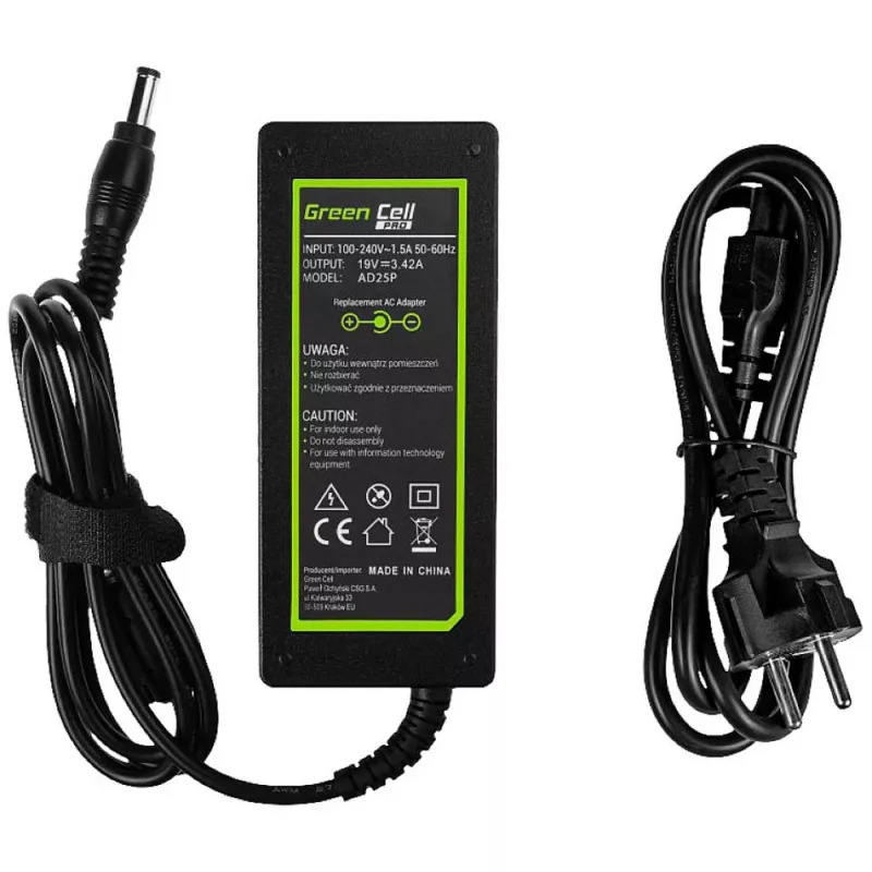Green Cell AD25P voeding/omvormer indoor 65 W zwart