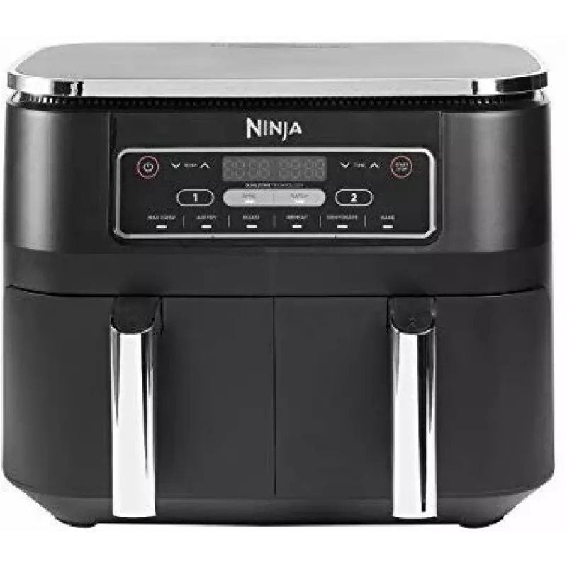 Ninja AF300 double 7,6 L standalone 1690 W heteluchtfriteuse zwart