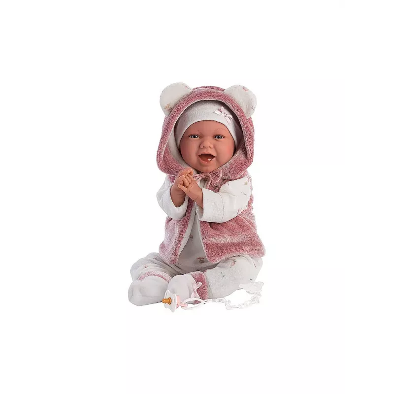 Llorens 74070 Mimi lachende babypop met geluid, 42 cm